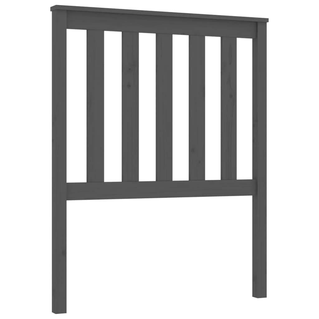 Tête de lit Gris 81x6x101 cm Bois massif de pin - XIOS