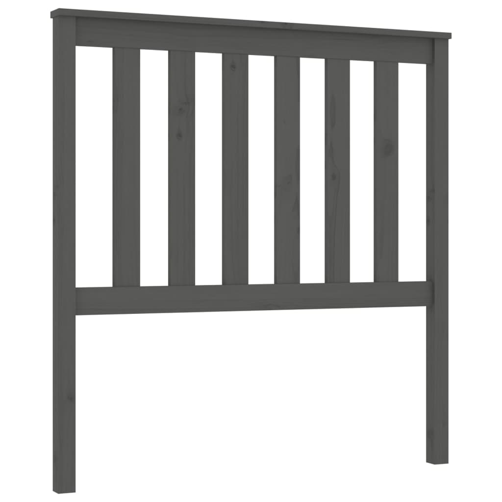 Tête de lit Gris 96x6x101 cm Bois massif de pin - XIOS