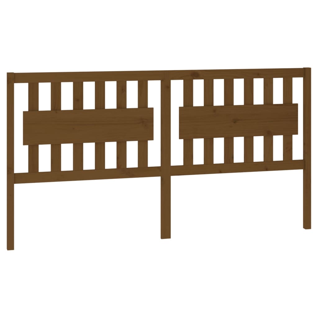Tête de lit Marron miel 185,5x4x100 cm Bois massif de pin - XIOS