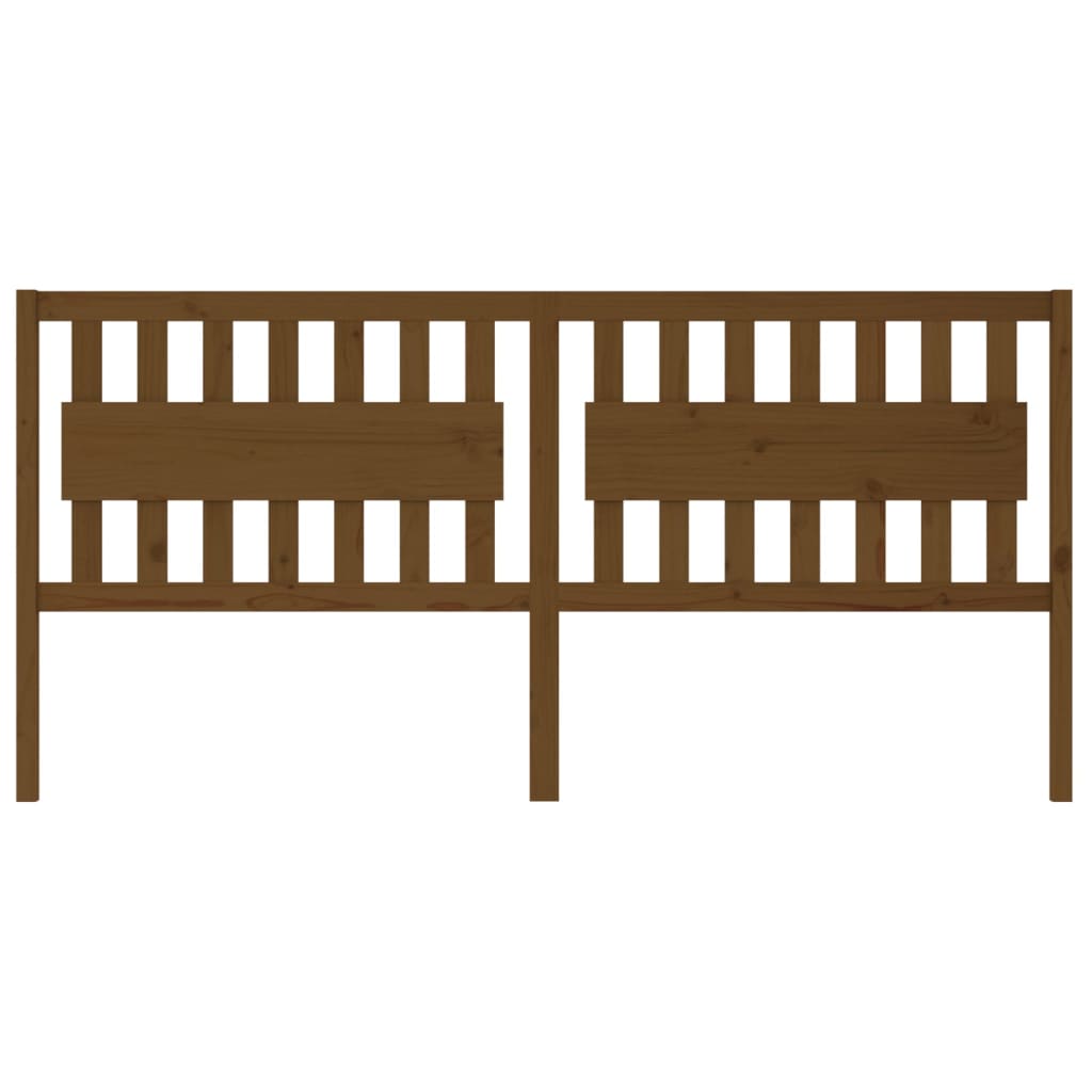 Tête de lit Marron miel 205,5x4x100 cm Bois massif de pin - XIOS