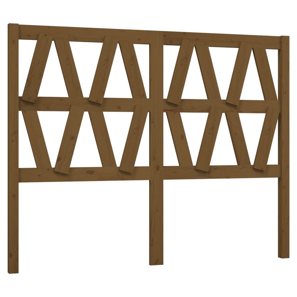 Tête de lit Marron miel 126x4x100 cm Bois massif de pin - XIOS