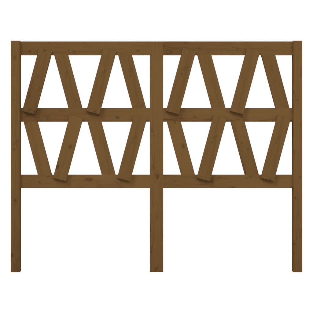 Tête de lit Marron miel 126x4x100 cm Bois massif de pin - XIOS