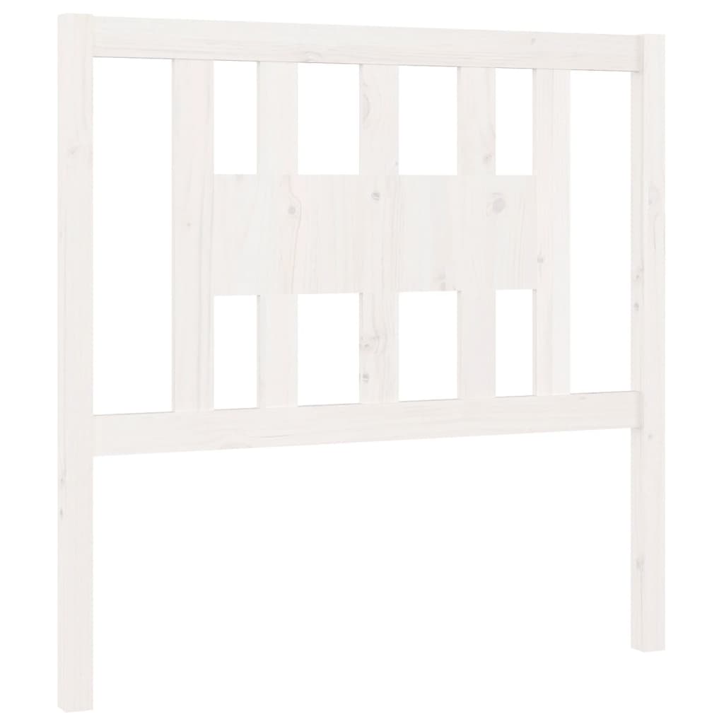 Tête de lit Blanc 96x4x100 cm Bois massif de pin - XIOS