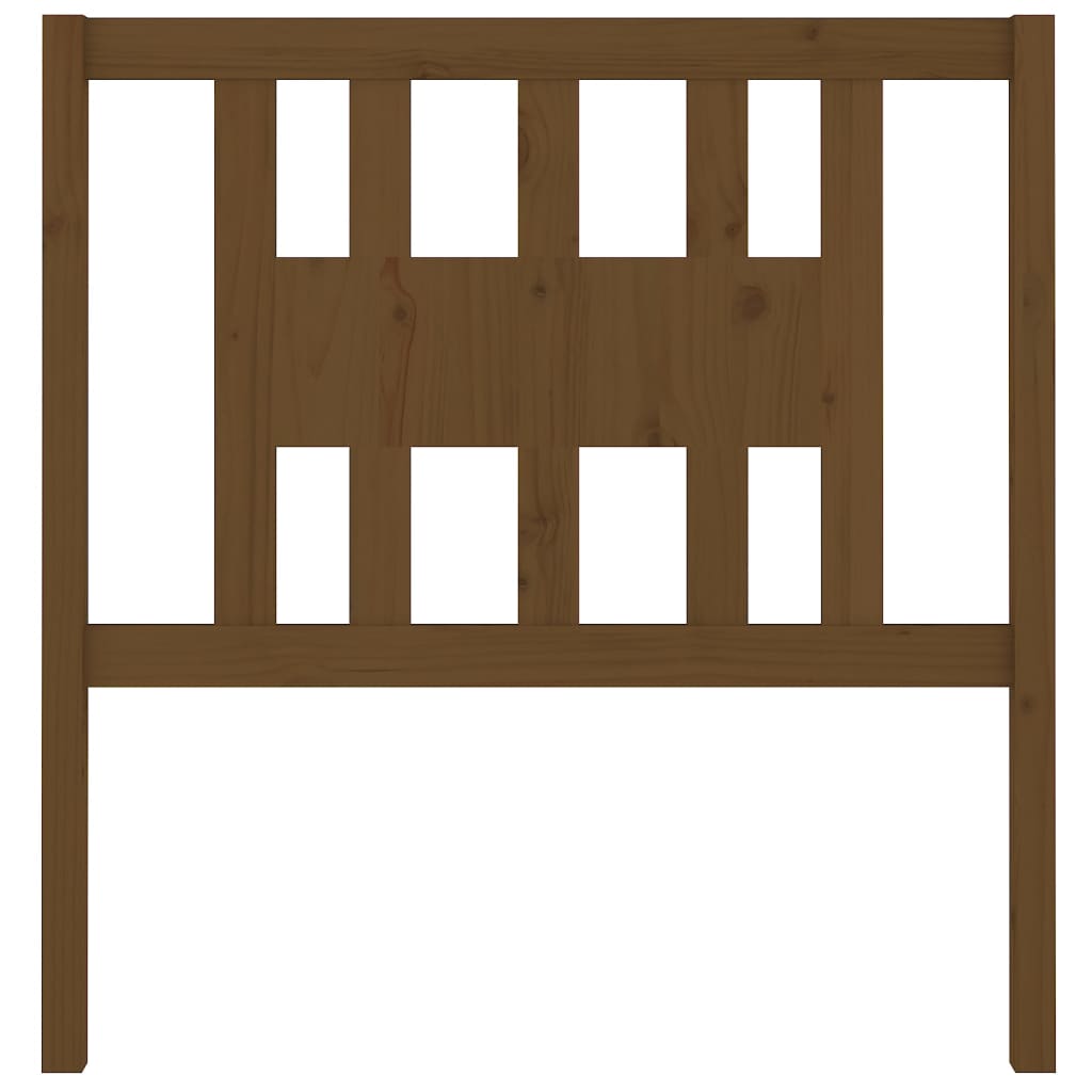 Tête de lit Marron miel 106x4x100 cm Bois massif de pin - XIOS