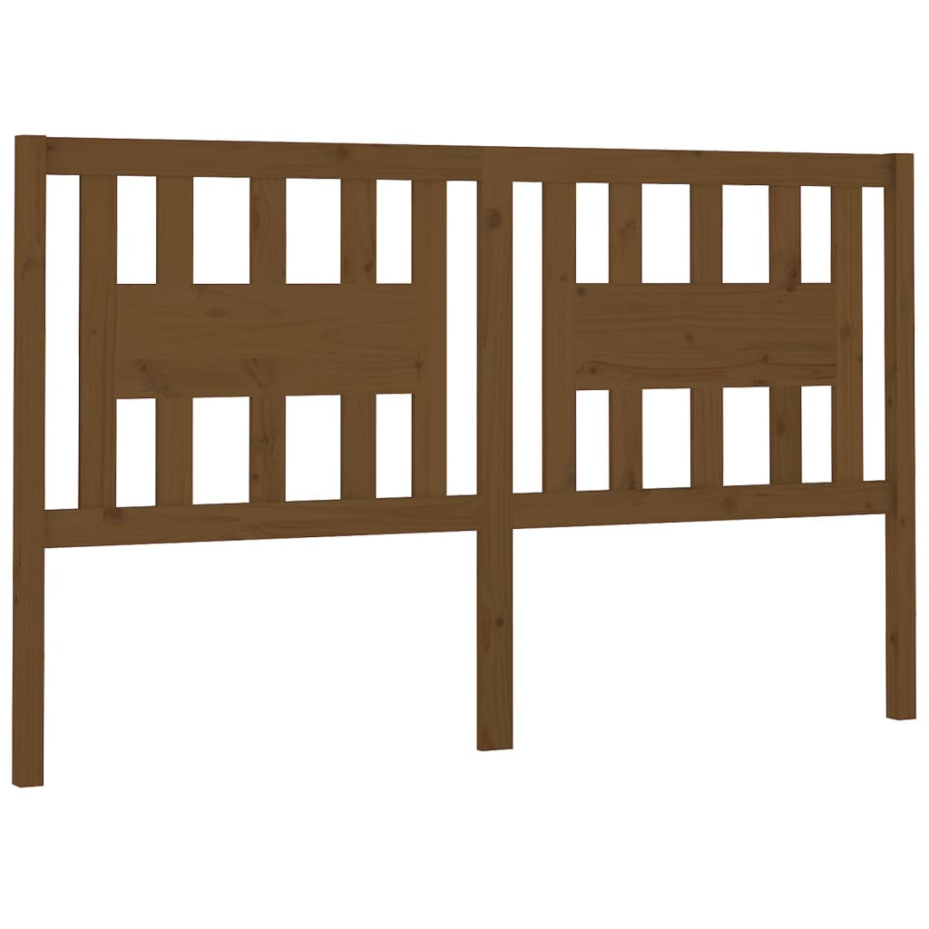 Tête de lit Marron miel 206x4x100 cm Bois massif de pin - XIOS