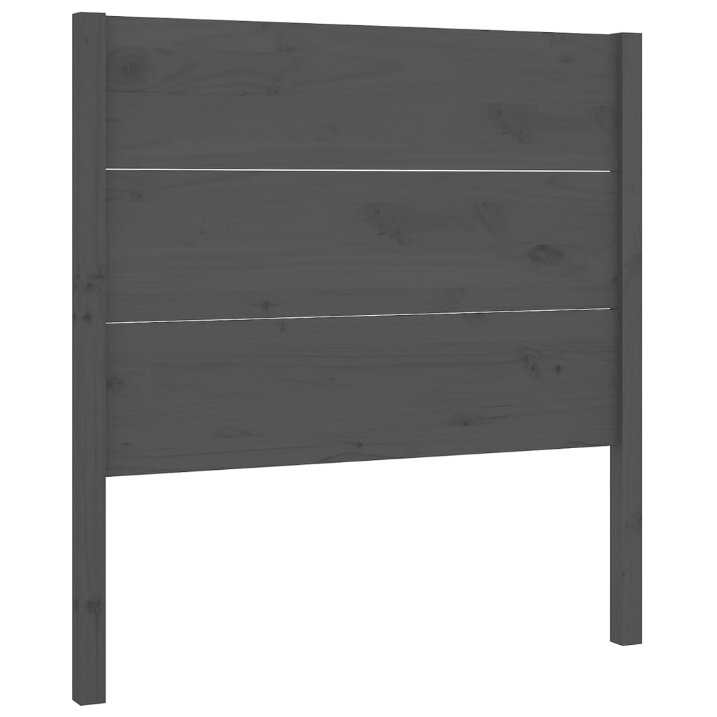Tête de lit Gris 96x4x100 cm Bois massif de pin - XIOS