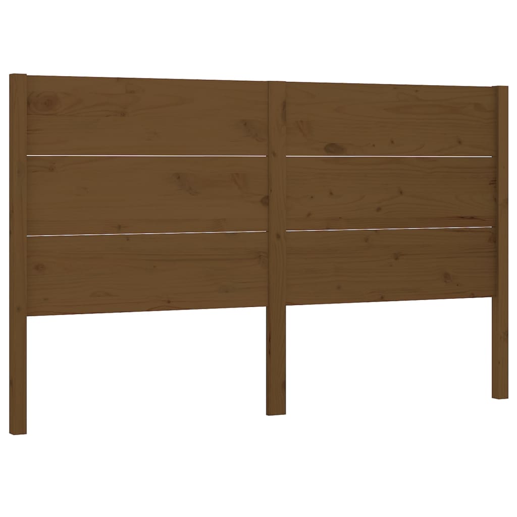 Tête de lit Marron miel 126x4x100 cm Bois massif de pin - XIOS