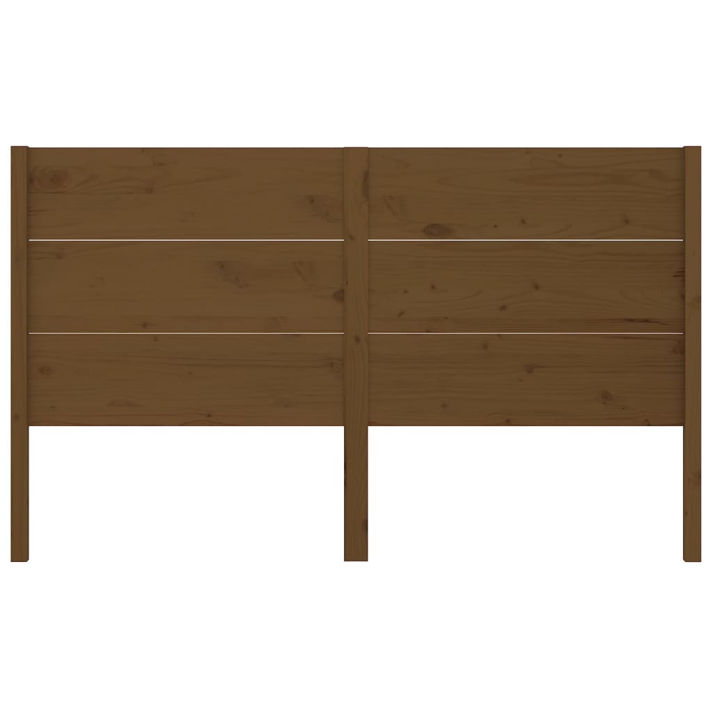 Tête de lit Marron miel 126x4x100 cm Bois massif de pin - XIOS