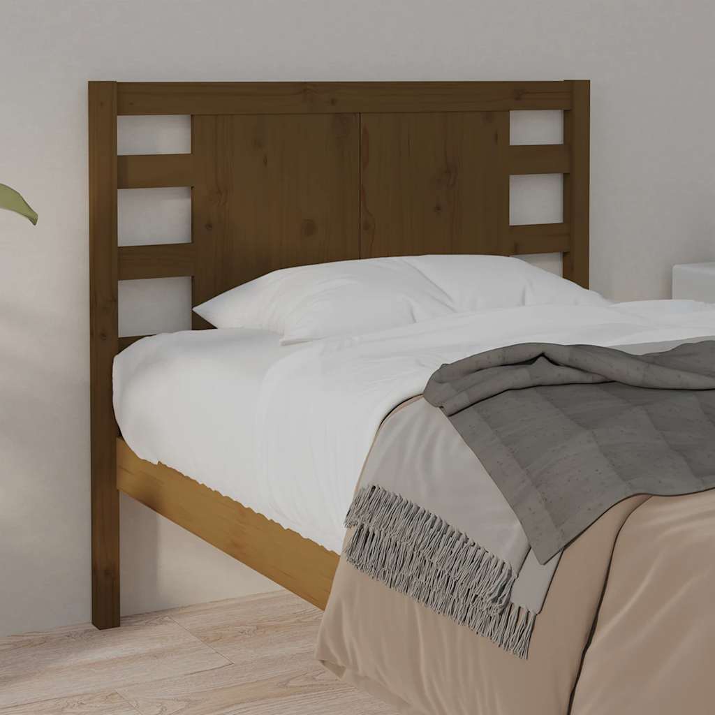Tête de lit Marron miel 81x4x100 cm Bois massif de pin - XIOS