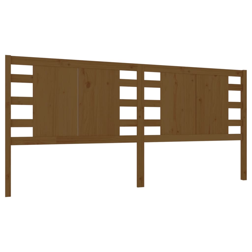 Tête de lit Marron miel 126x4x100 cm Bois massif de pin - XIOS