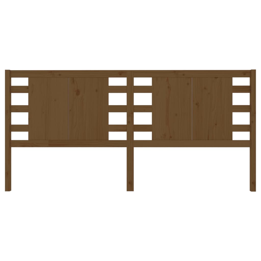Tête de lit Marron miel 126x4x100 cm Bois massif de pin - XIOS