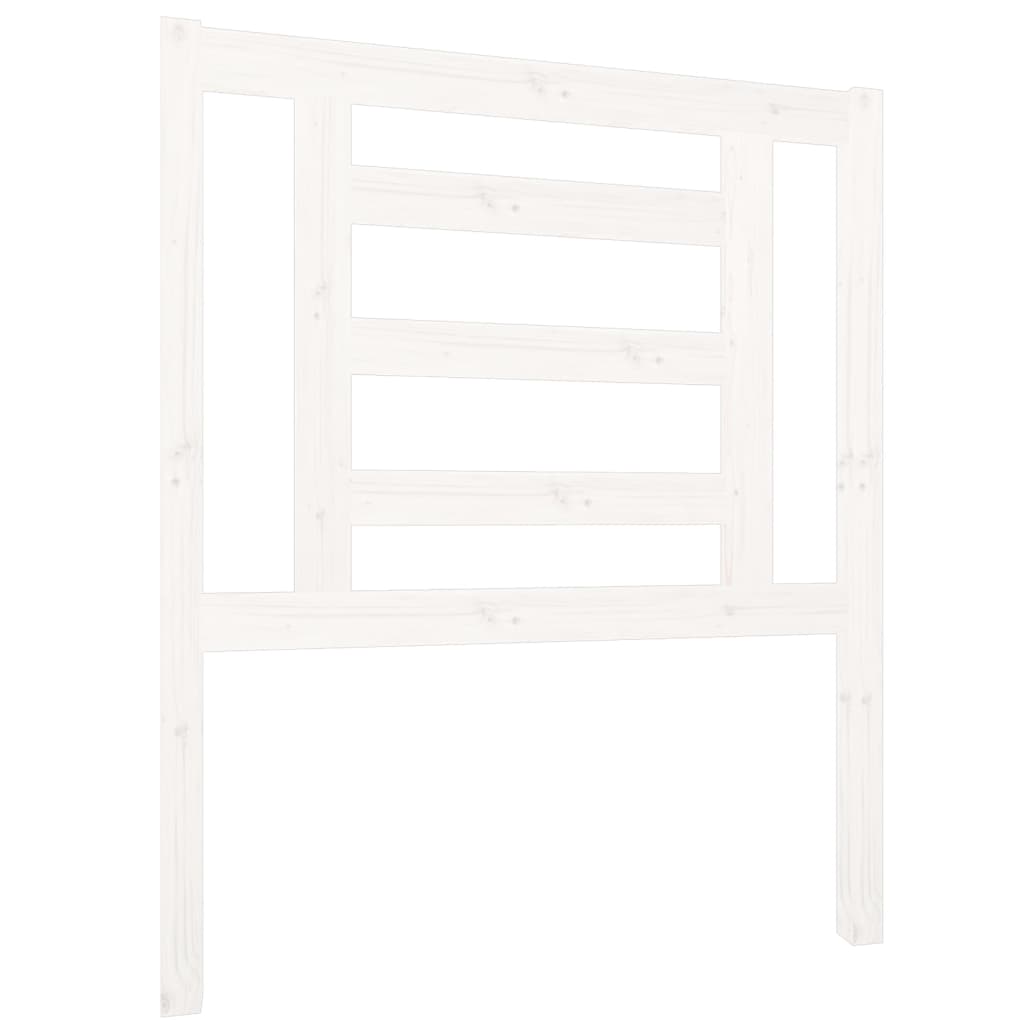 Tête de lit Blanc 81x4x100 cm Bois massif de pin - XIOS