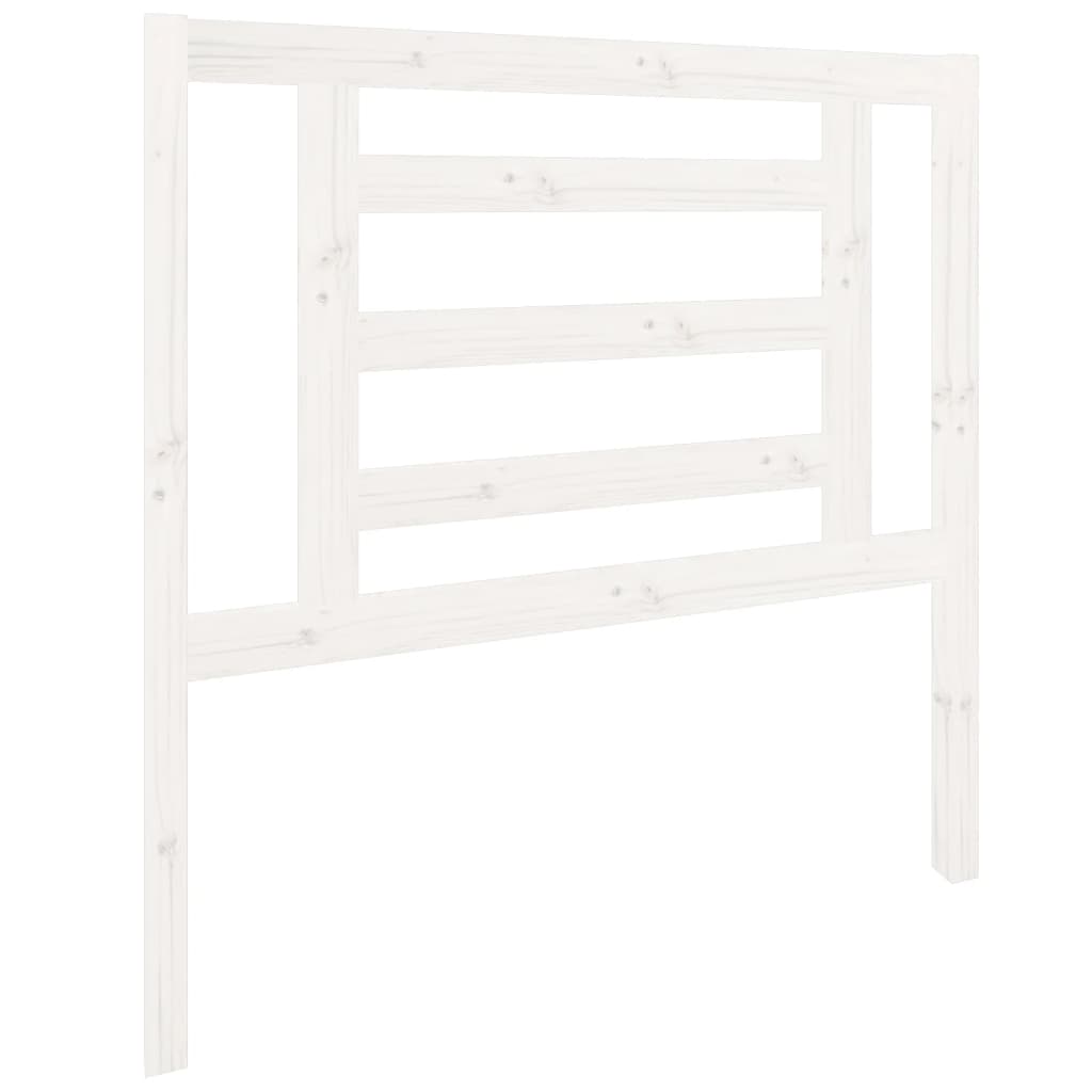 Tête de lit Blanc 96x4x100 cm Bois massif de pin - XIOS