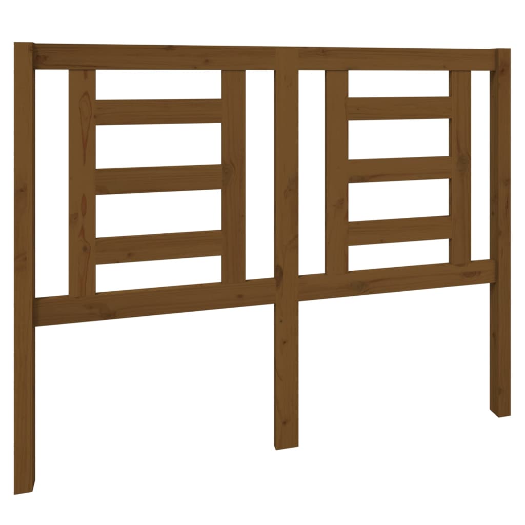 Tête de lit Marron miel 126x4x100 cm Bois massif de pin - XIOS