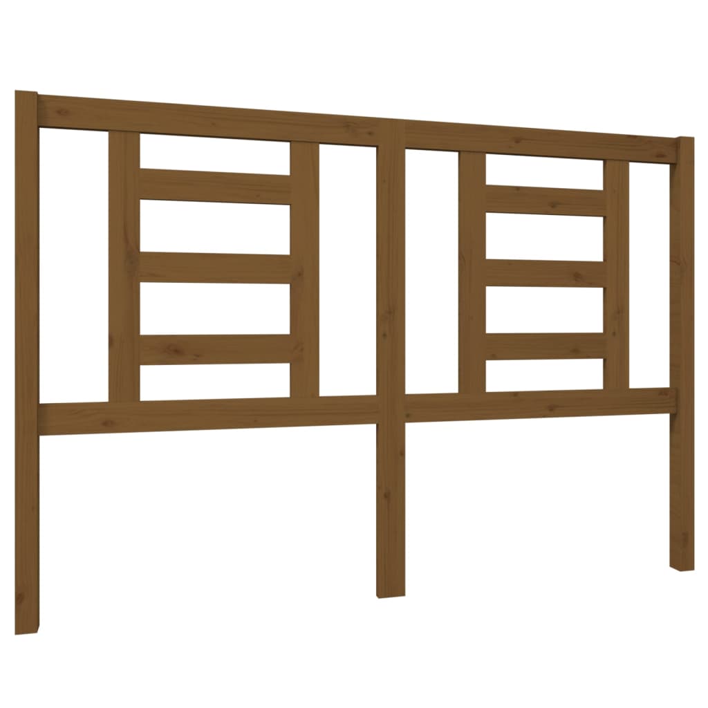 Tête de lit Marron miel 146x4x100 cm Bois massif de pin - XIOS