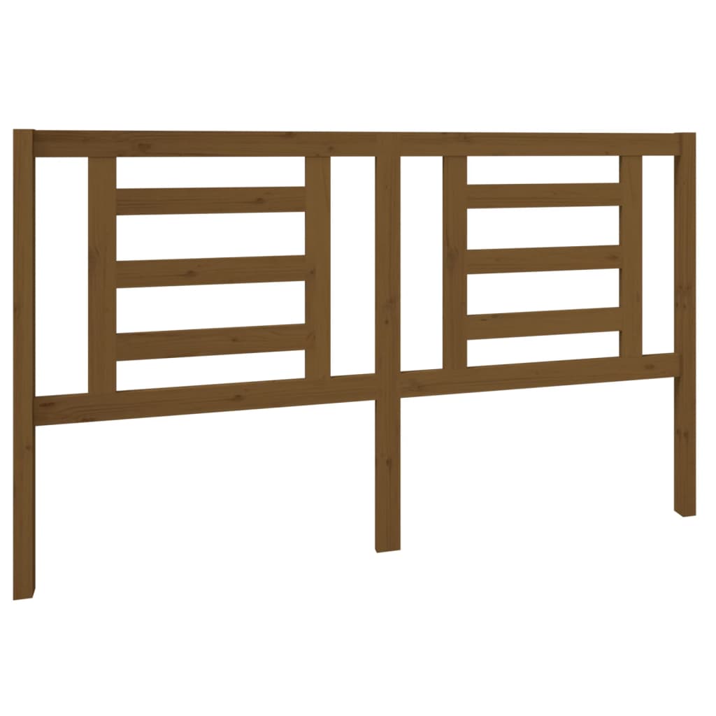 Tête de lit Marron miel 166x4x100 cm Bois de pin massif - XIOS