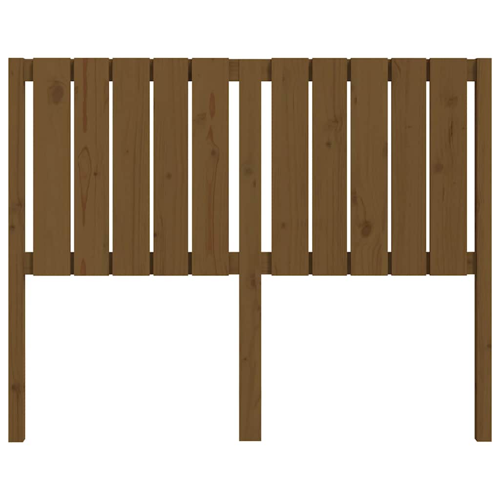 Tête de lit Marron miel 125,5x4x100 cm Bois massif de pin - XIOS