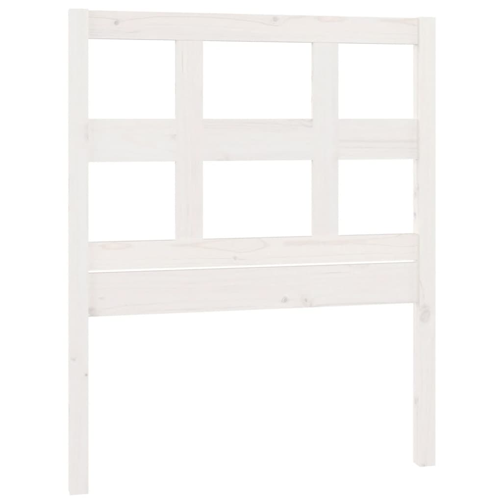 Tête de lit Blanc 80,5x4x100 cm Bois massif de pin - XIOS