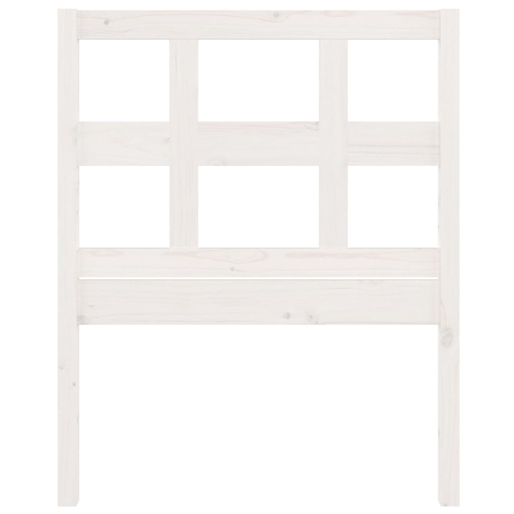 Tête de lit Blanc 80,5x4x100 cm Bois massif de pin - XIOS