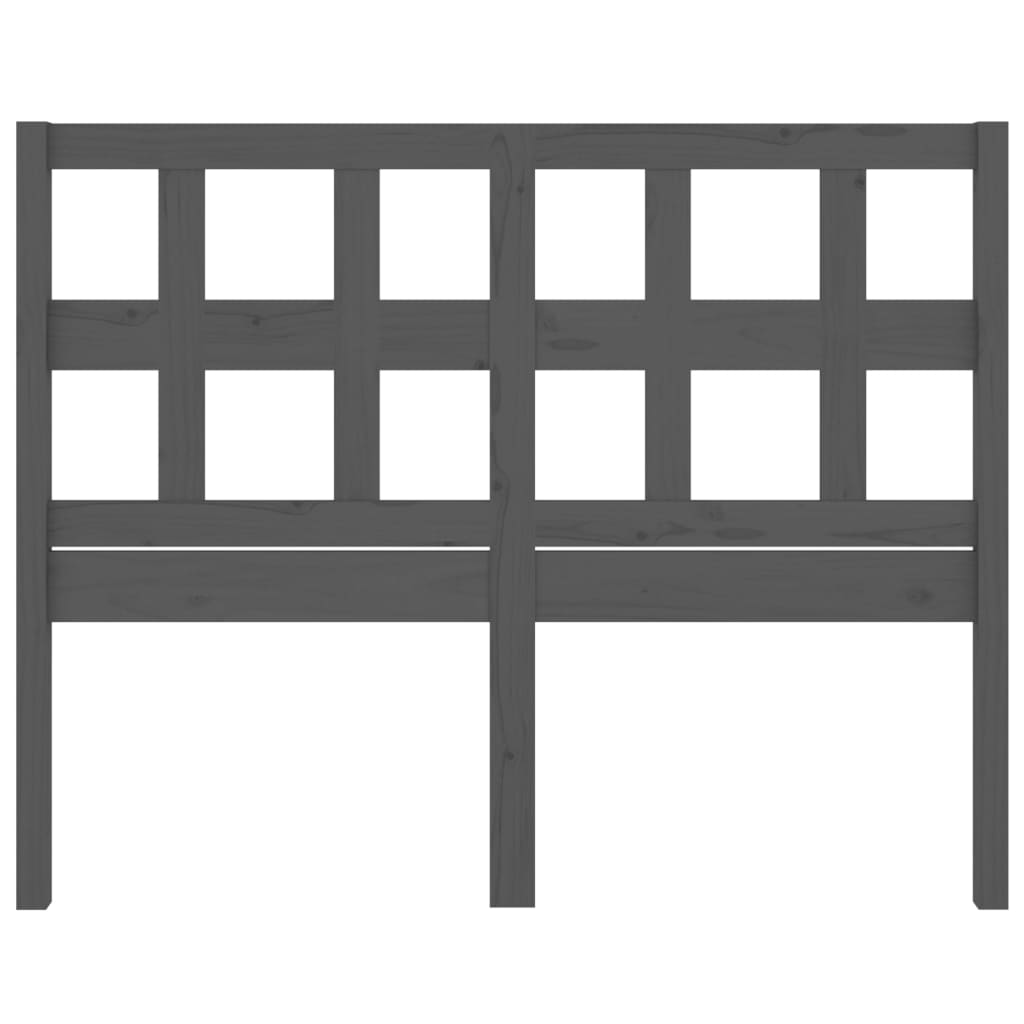 Tête de lit Gris 145,5x4x100 cm Bois massif de pin - XIOS