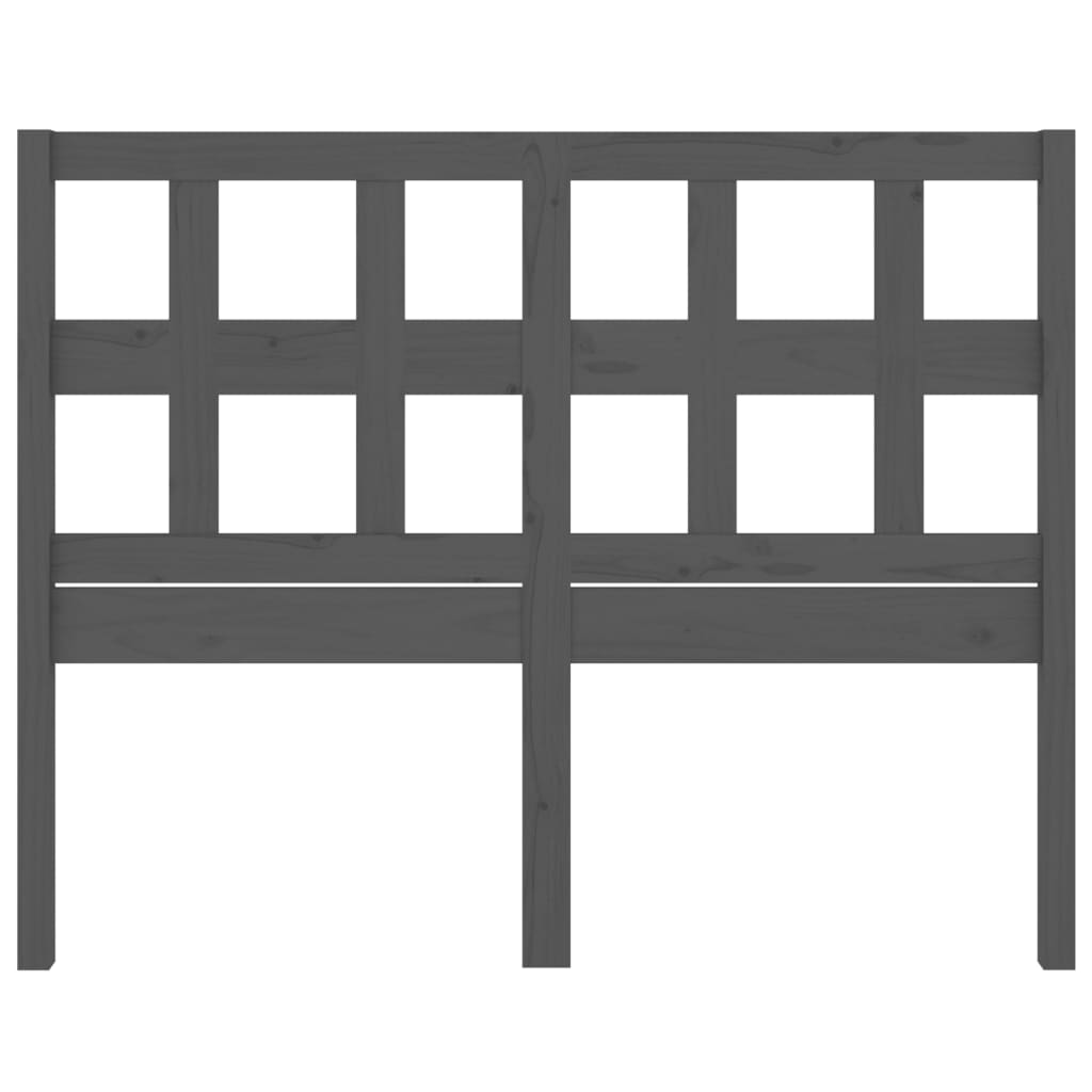 Tête de lit Gris 165,5x4x100 cm Bois massif de pin - XIOS