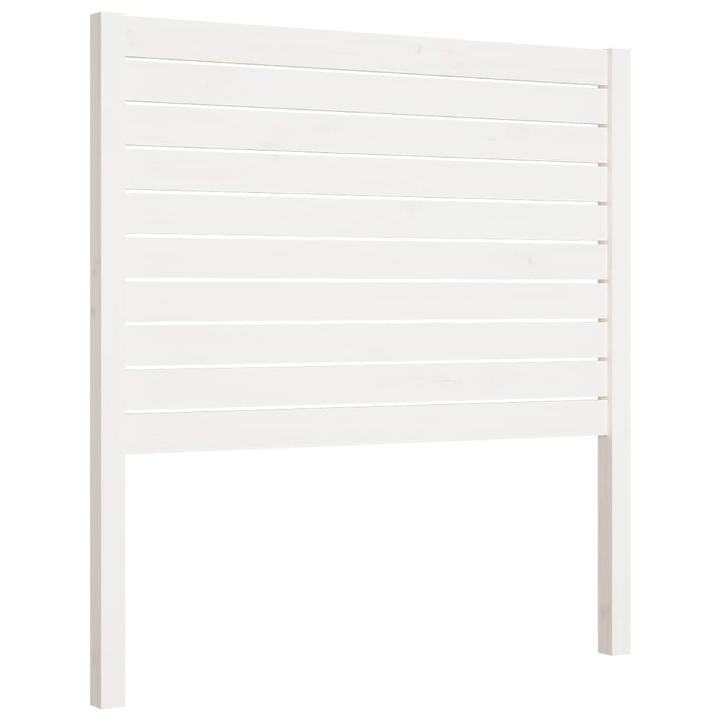 Tête de lit Blanc 96x4x100 cm Bois massif de pin - XIOS