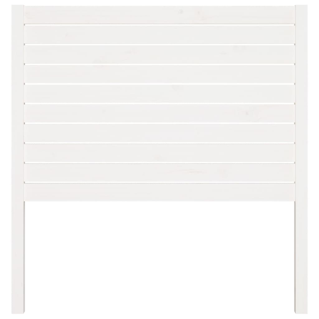 Tête de lit Blanc 96x4x100 cm Bois massif de pin - XIOS