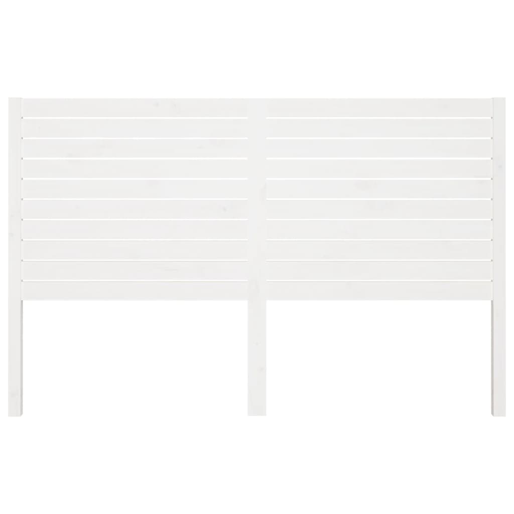 Tête de lit Blanc 206x4x100 cm Bois massif de pin - XIOS