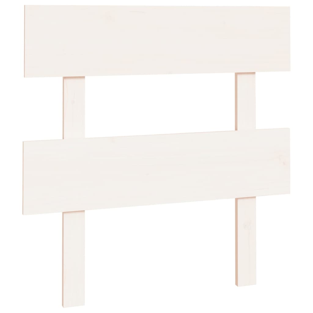 Tête de lit Blanc 103,5x3x81 cm Bois massif de pin - XIOS