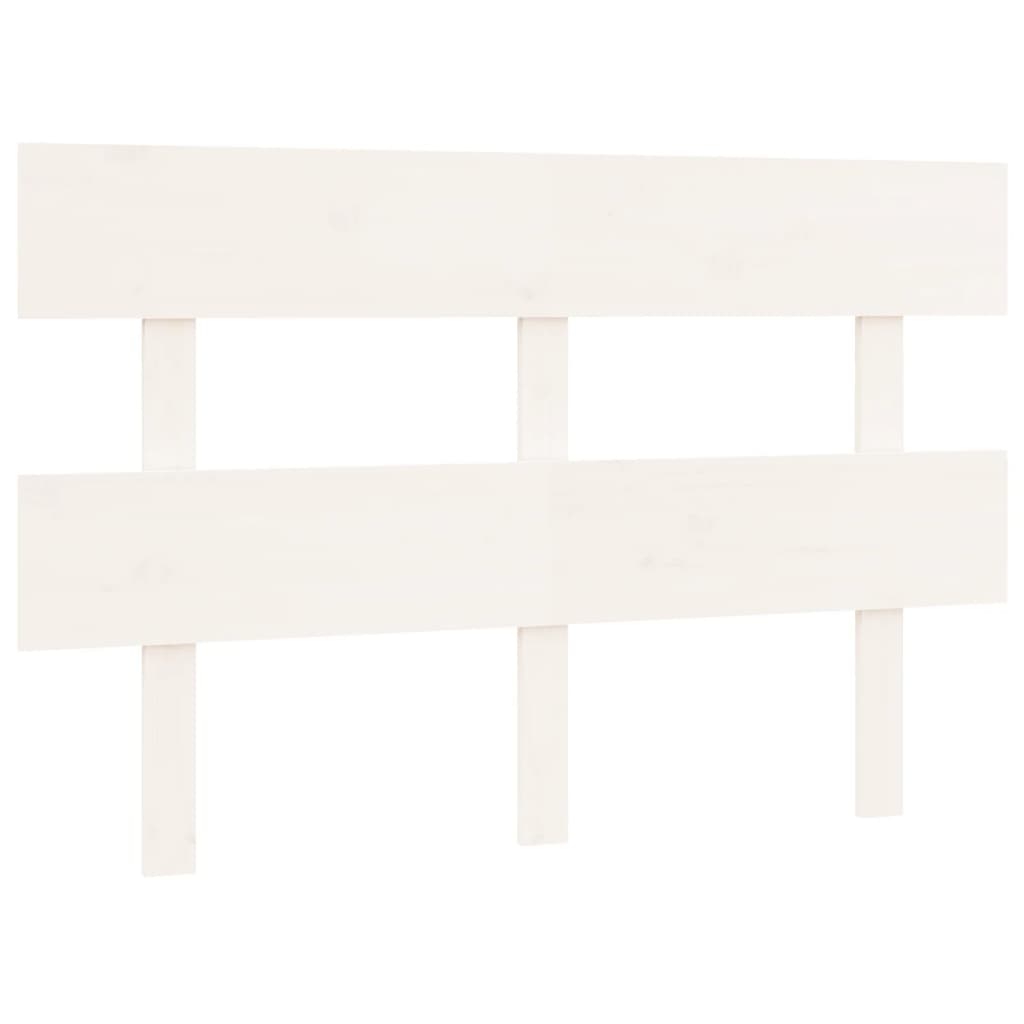 Tête de lit Blanc 124x3x81 cm Bois massif de pin - XIOS
