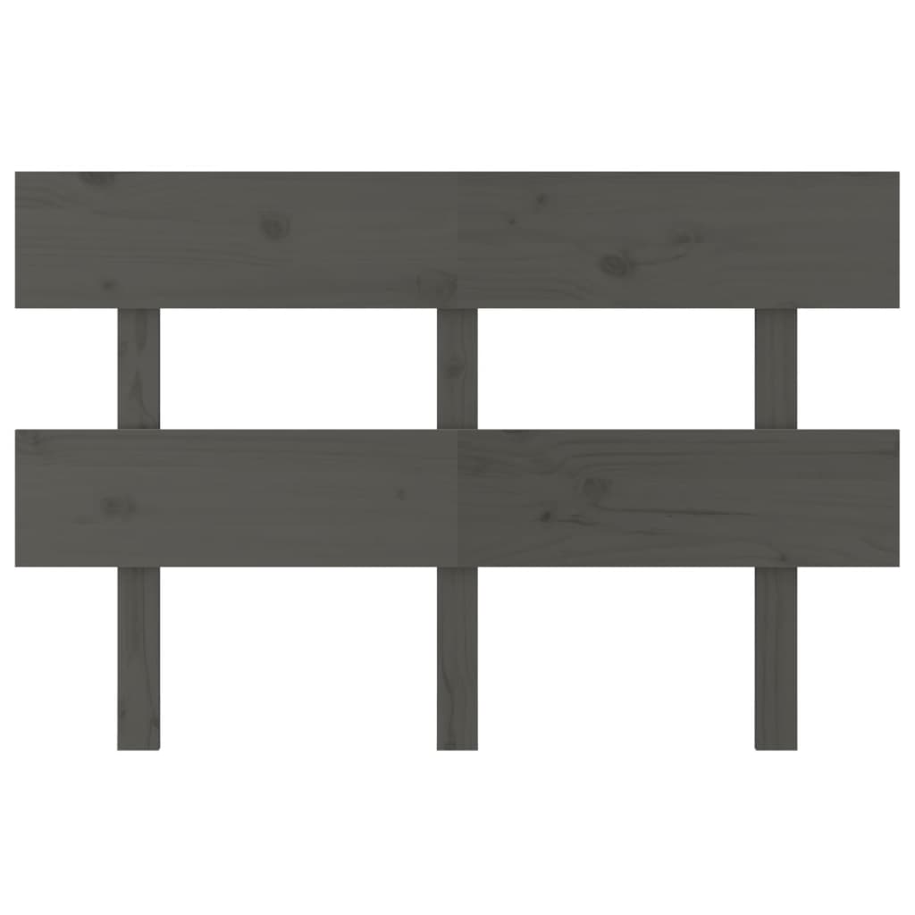 Tête de lit Gris 138x3x81 cm Bois massif de pin - XIOS