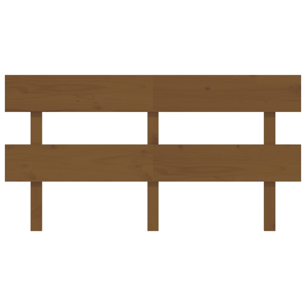 Tête de lit Marron miel 154x3x81 cm Bois massif de pin - XIOS