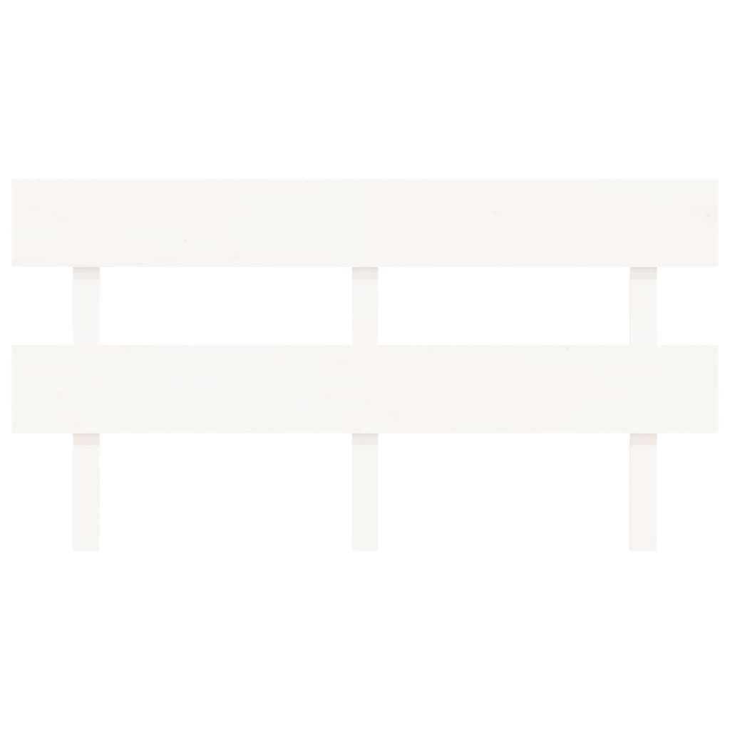 Tête de lit Blanc 164x3x81 cm Bois massif de pin - XIOS