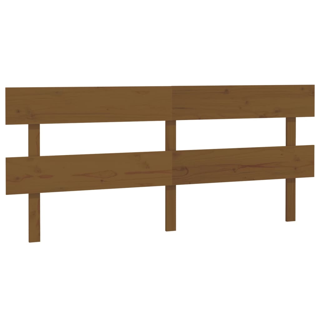 Tête de lit Marron miel 184x3x81 cm Bois massif de pin - XIOS
