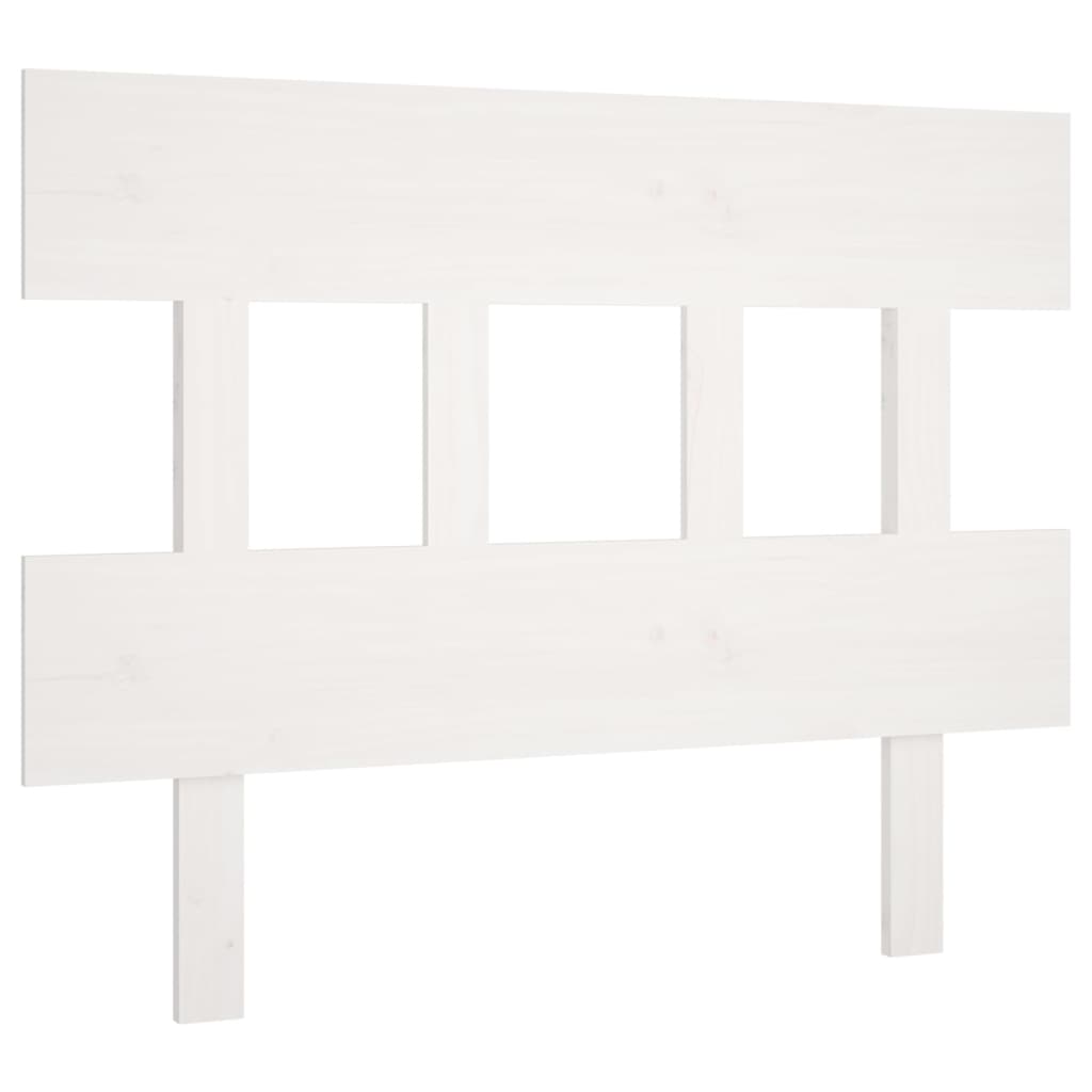 Tête de lit Blanc 103,5x3x81 cm Bois massif de pin - XIOS