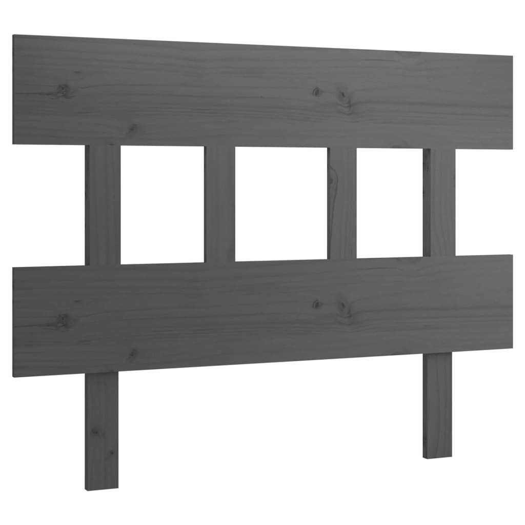 Tête de lit Gris 103,5x3x81 cm Bois massif de pin - XIOS