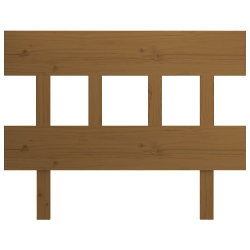 Tête de lit Marron miel 103,5x3x81 cm Bois massif de pin - XIOS