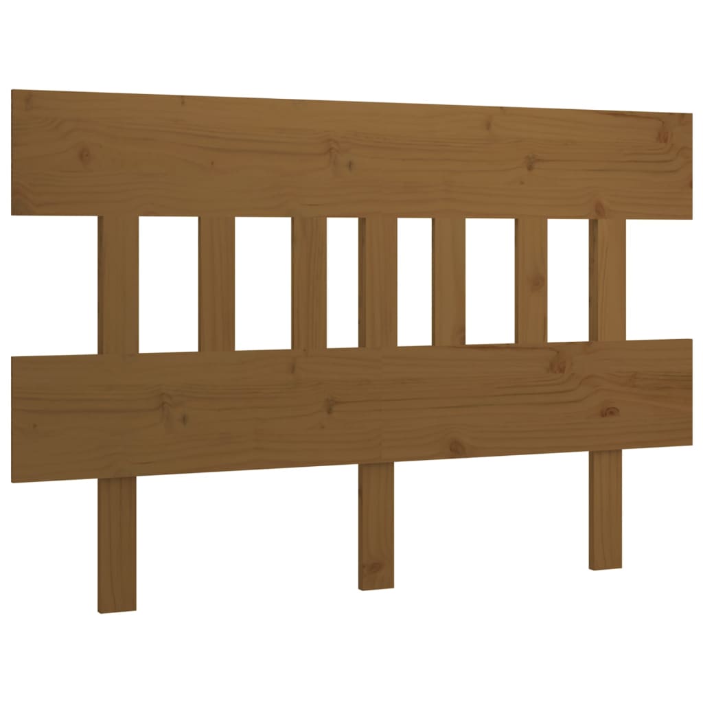Tête de lit Marron miel 123,5x3x81 cm Bois massif de pin - XIOS