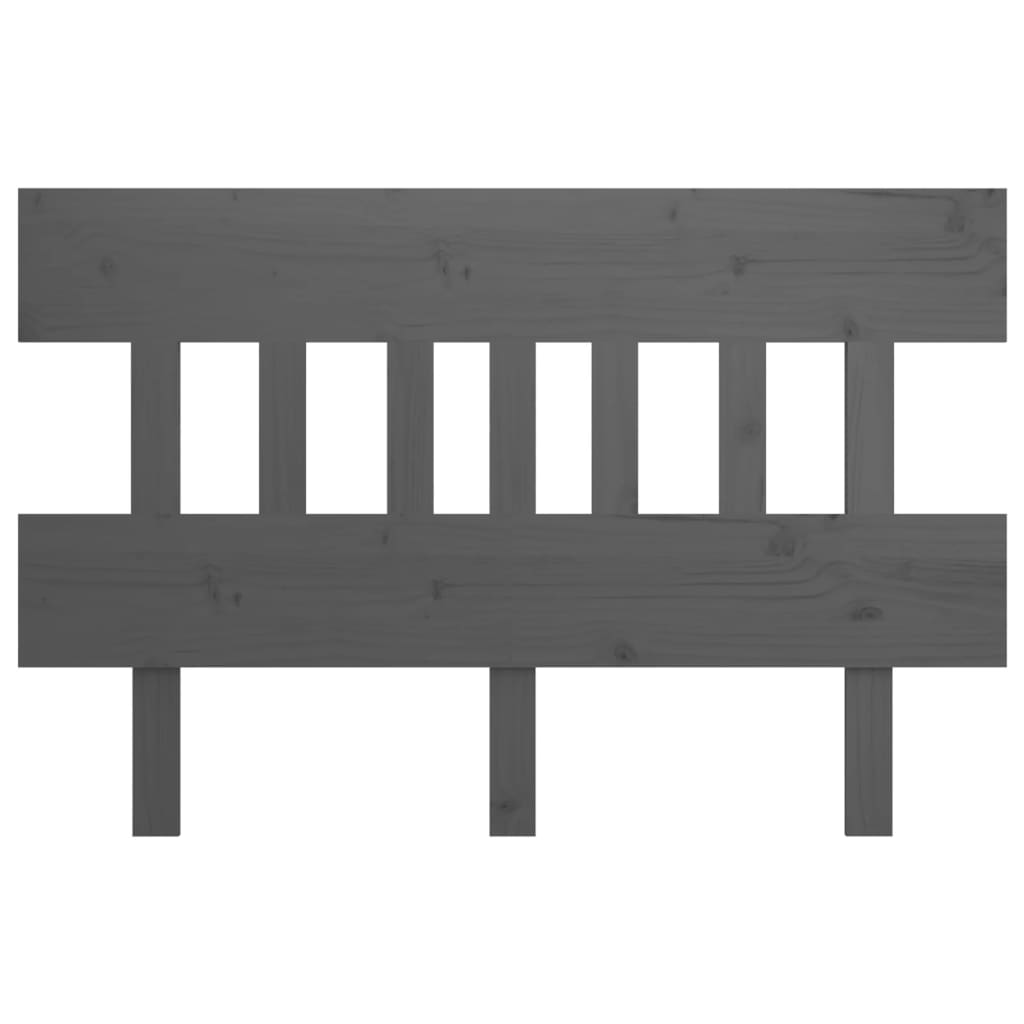 Tête de lit Gris 138,5x3x81 cm Bois massif de pin - XIOS