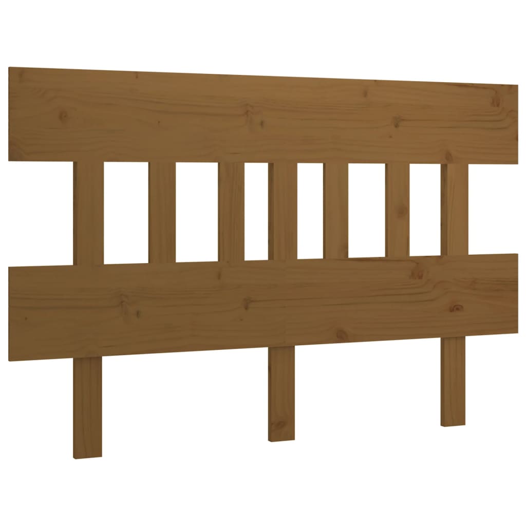 Tête de lit Marron miel 203,5x3x81 cm Bois massif de pin - XIOS