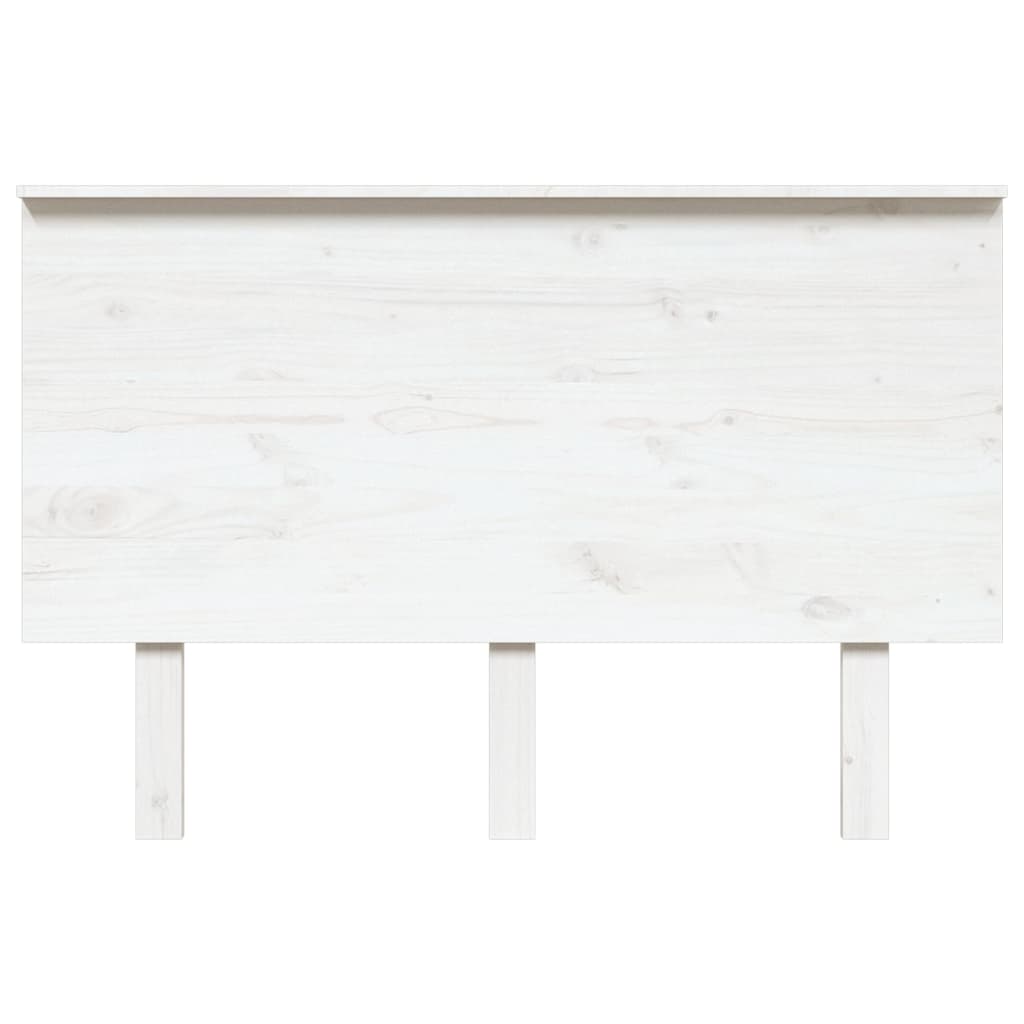 Tête de lit Blanc 124x6x82,5 cm Bois massif de pin - XIOS