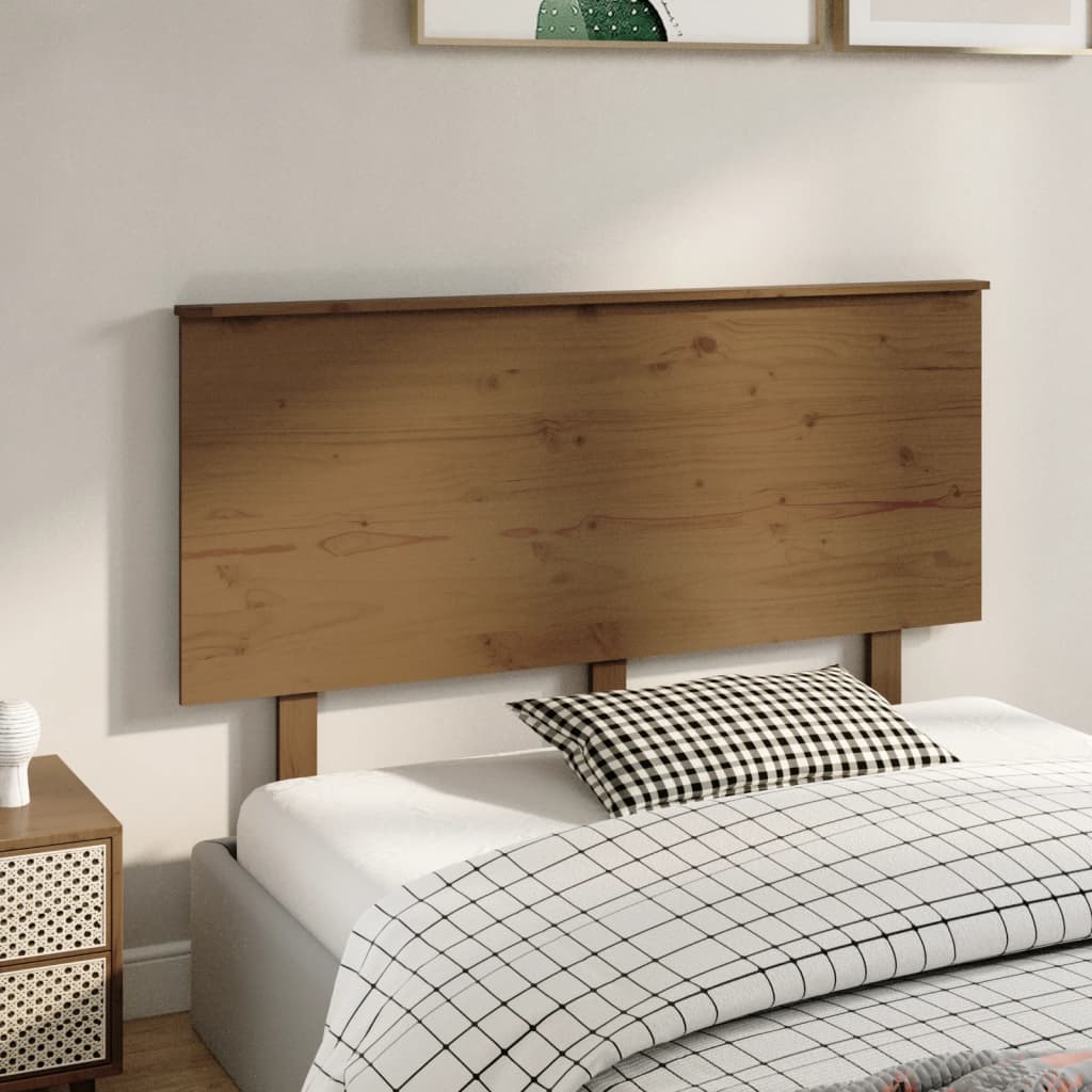 Tête de lit Marron miel 139x6x82,5 cm Bois massif de pin - XIOS