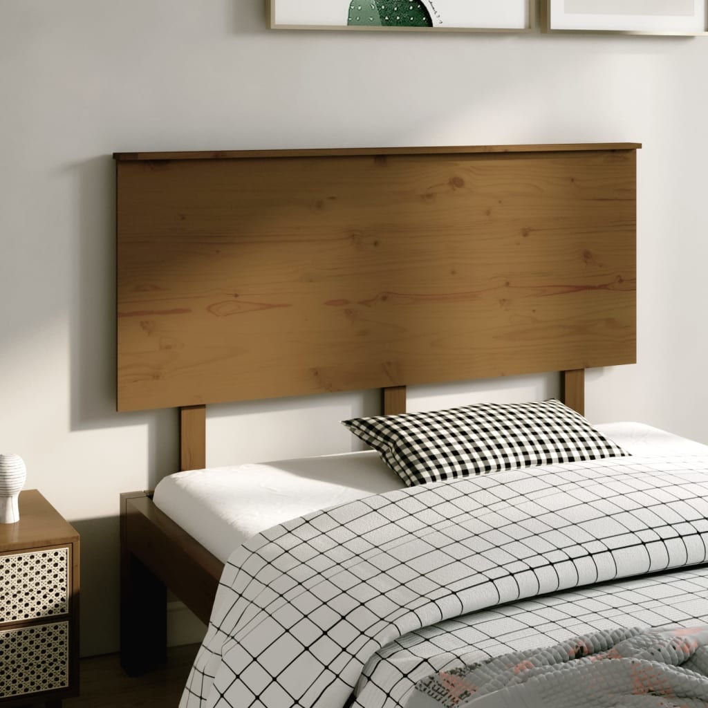 Tête de lit Marron miel 139x6x82,5 cm Bois massif de pin - XIOS