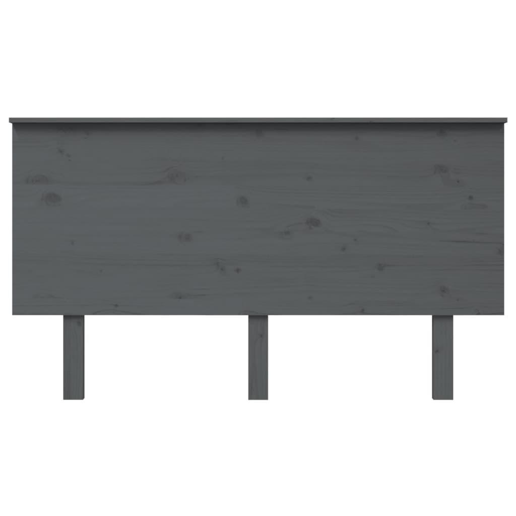 Tête de lit Gris 144x6x82,5 cm Bois massif de pin - XIOS