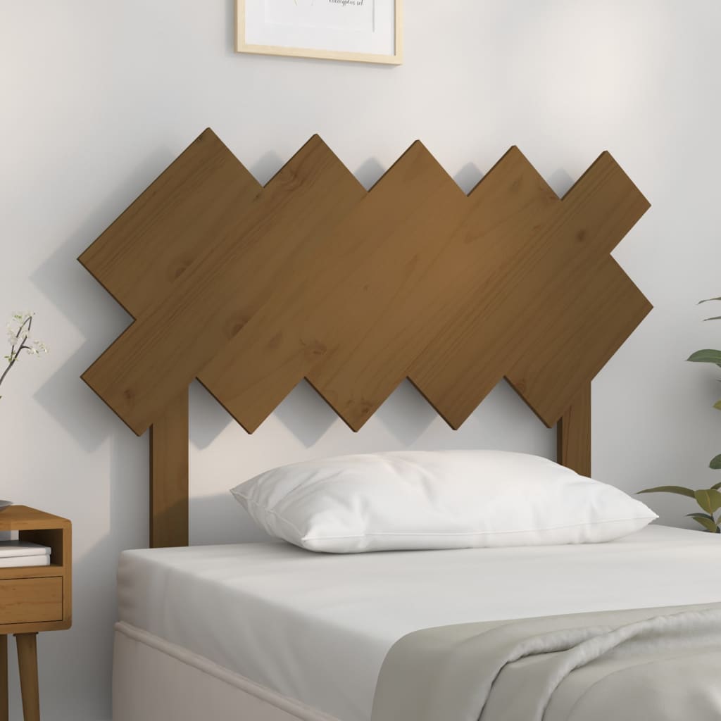 Tête de lit Marron miel 104x3x80,5 cm Bois massif de pin - XIOS