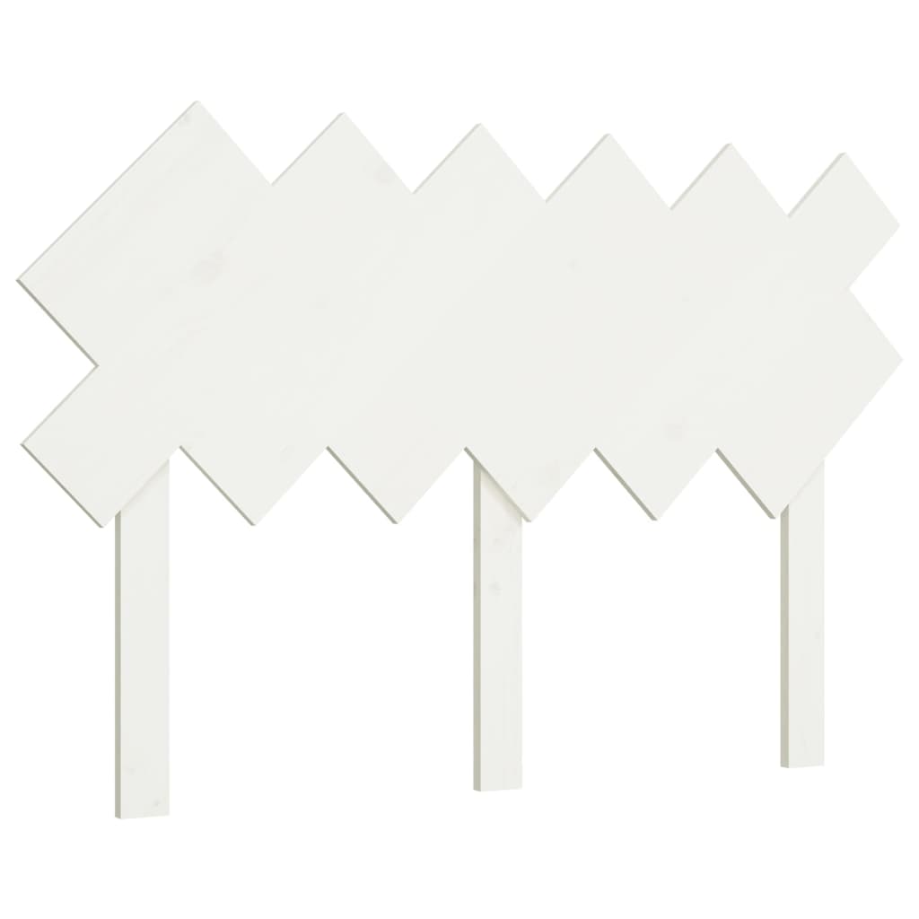 Tête de lit Blanc 122,5x3x80,5 cm Bois massif de pin - XIOS
