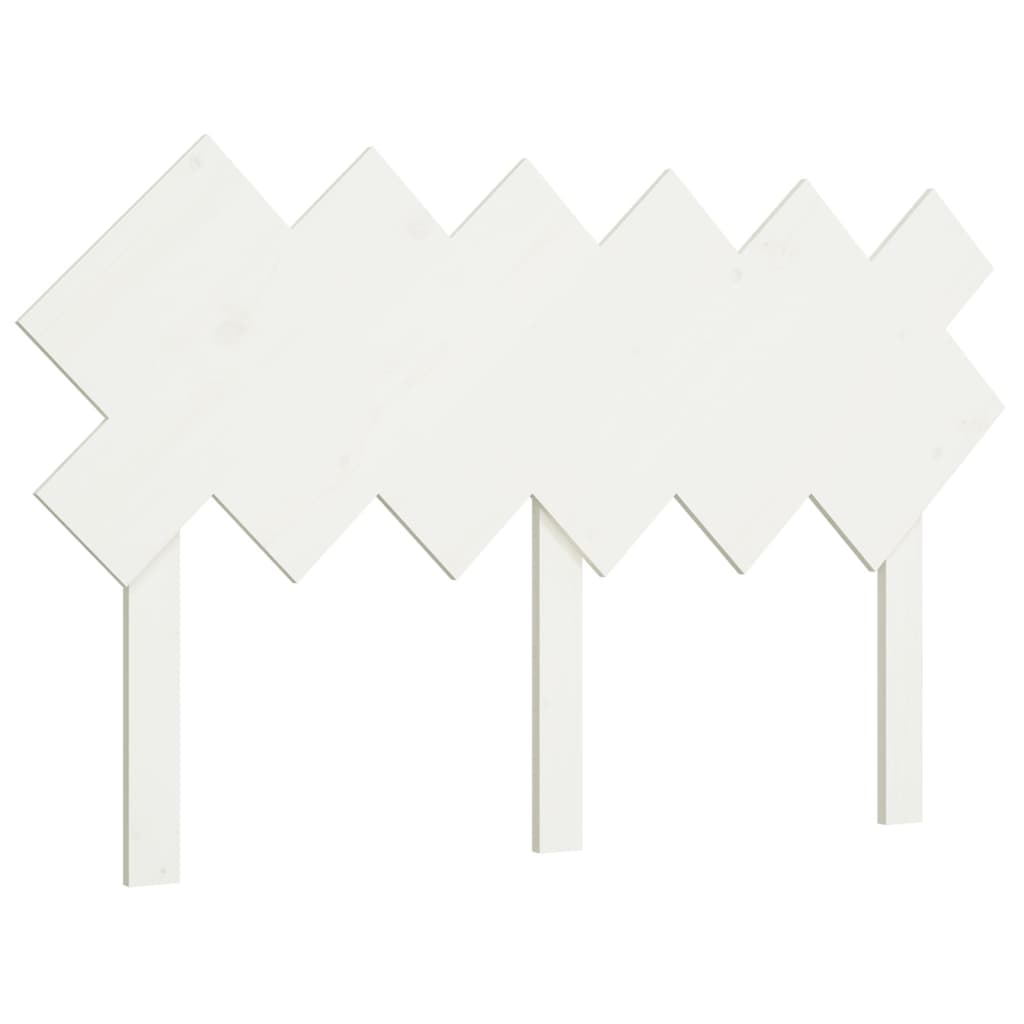 Tête de lit Blanc 132x3x81 cm Bois massif de pin - XIOS