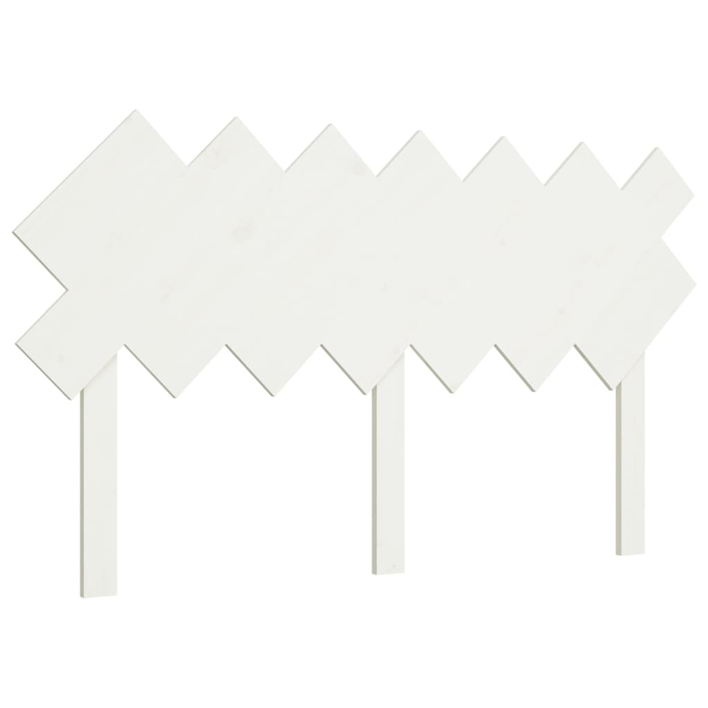 Tête de lit Blanc 141x3x80,5 cm Bois massif de pin - XIOS