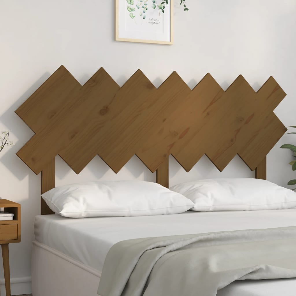 Tête de lit Marron miel 151,5x3x81 cm Bois massif de pin - XIOS
