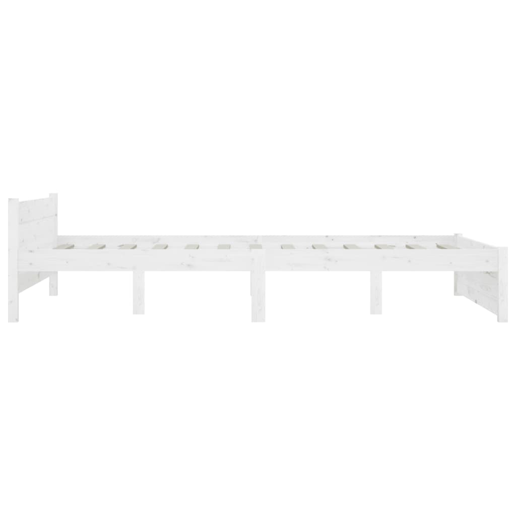 Cadre de lit sans matelas avec tiroirs blanc 120x200 cm - XIOS
